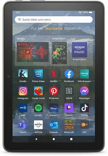 Fire HD 8 Plus KFRAPWI 2022, mit Werbung, grau, 32GB (53-027884)