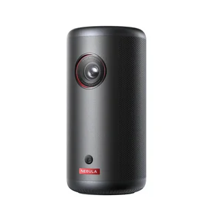 Capsule3 Mini Beamer, Smart Projektor, 1080p, WLAN, 200 ANSI-Lumen, Tragbarer Beamer, mit GTV, Netflix Vorinstalliert, Dolby Digital, 120-Zoll