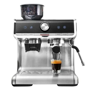 Design Espresso Barista Pro, Schwarz, Edelstahl-silber