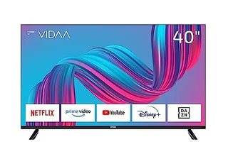 Movie Smart 40 VX-2 100 cm (40 Zoll) Fernseher (Full-HD Smart TV, HD Triple Tuner (DVB-C/-S2/-T2), App Store, Prime Video, Netflix, YouTube, DAZN,