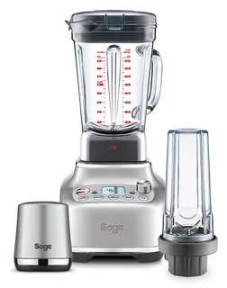 The Super Q - Standmixer mit 5 One-Touch-Programmen und 12 Geschwindigkeitsstufen - Gebürsteter Edelstahl