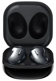 Galaxy Buds Live, Kabellose Bluetooth-Kopfhörer mit Noise Cancelling (ANC), ausdauernder Akku, Sound by AKG, komfortable Passform, Schwarz