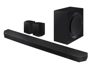 HW-Q995B 11.1.4-Kanal Q-Soundbar (Deutsches Modell), Rücklautsprecher inklusive, kabelloses Dolby Atmos/DTS:X, Q-Symphony [2022]