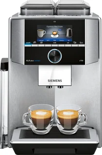 EQ.9 Plus Connect s500 TI9553X1RW Kaffeevollautomat mit Touchscreen - für zwei Tassen gleichzeitig - Barista-Modus - , 2.3 liters, Farbe: Edelstahl