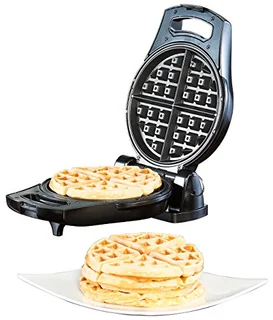 Elektrische Waffeleisen: Wendbares Waffeleisen mit stufenloser Temperatur-Regelung, 875 Watt (Waffeleisen mit Waffel-Backflächen, Waffel-Maschine,