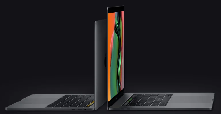 MacBook Pro Modelle (2018) nebeneinander