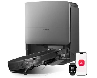 Roborock Saugroboter mit Wischfunktion Saros 20, 36.000 Pa, Brandneues RockDock, AdaptiLift Chassis 3.0, 7,95cm Ultra-Slim Design,StarSight System 2.0