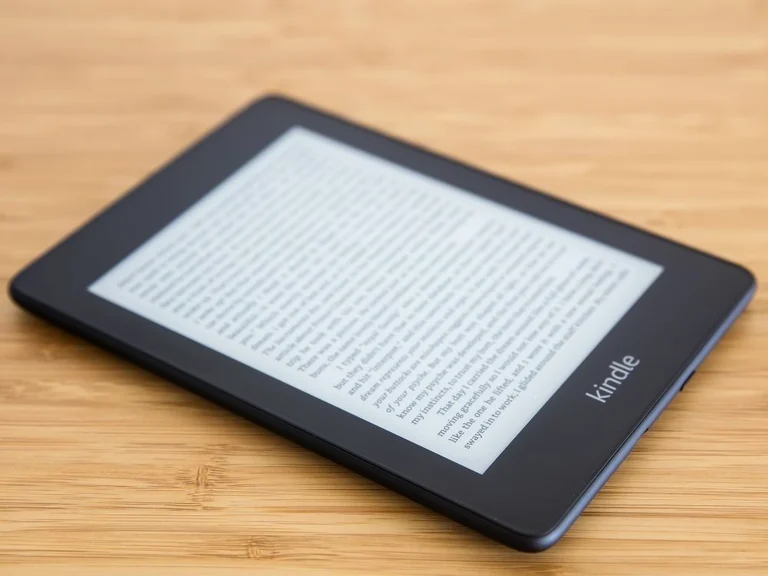 Ein Kindle in Nahaufnahme